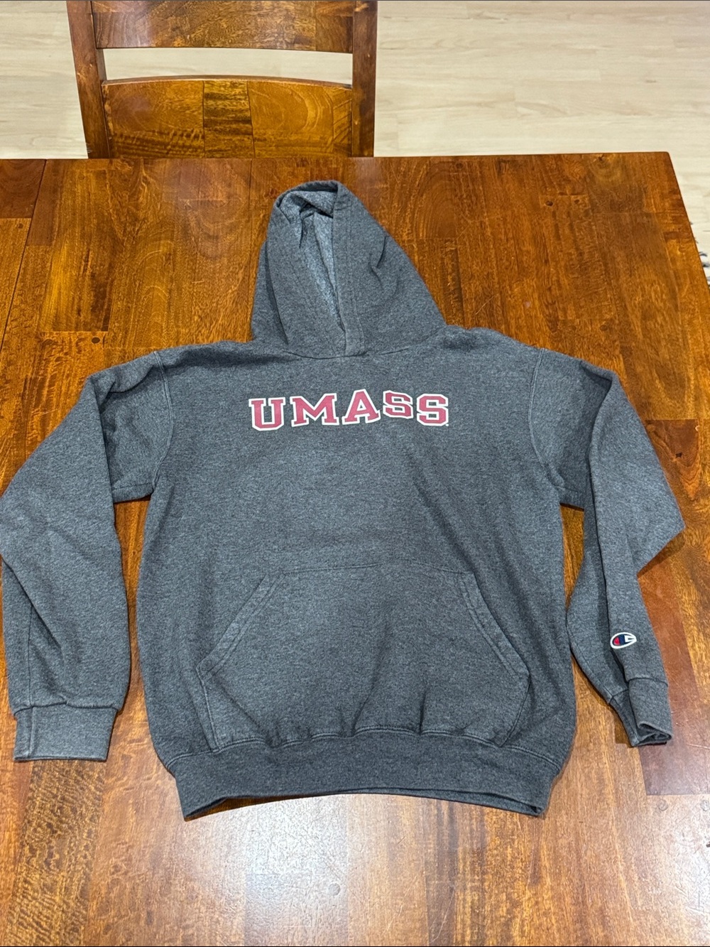 Champion UMass Amherst University of Massachusetts Amherst Gray Hoodie